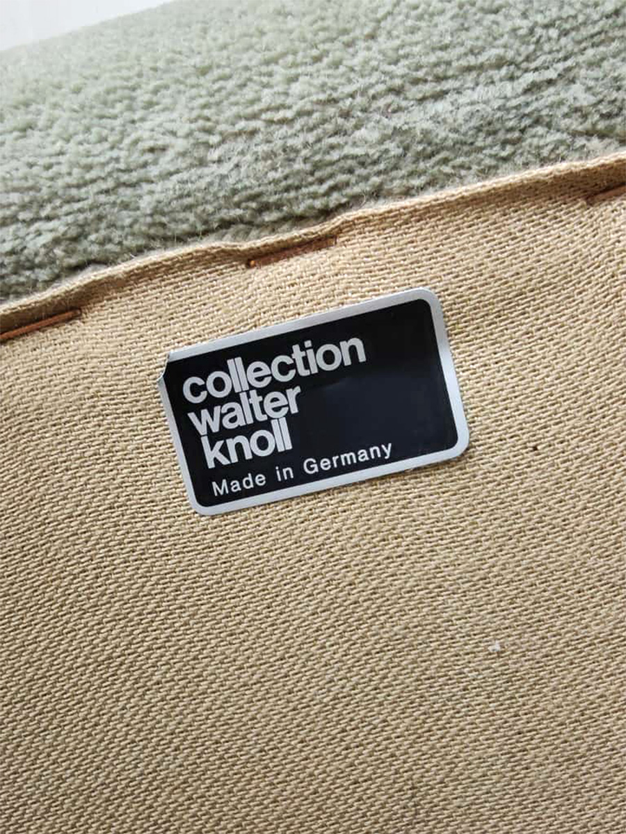 Vintage furniture design modular rounded sofa modulaire elementen bank fauteuil Walter Knoll 1960's