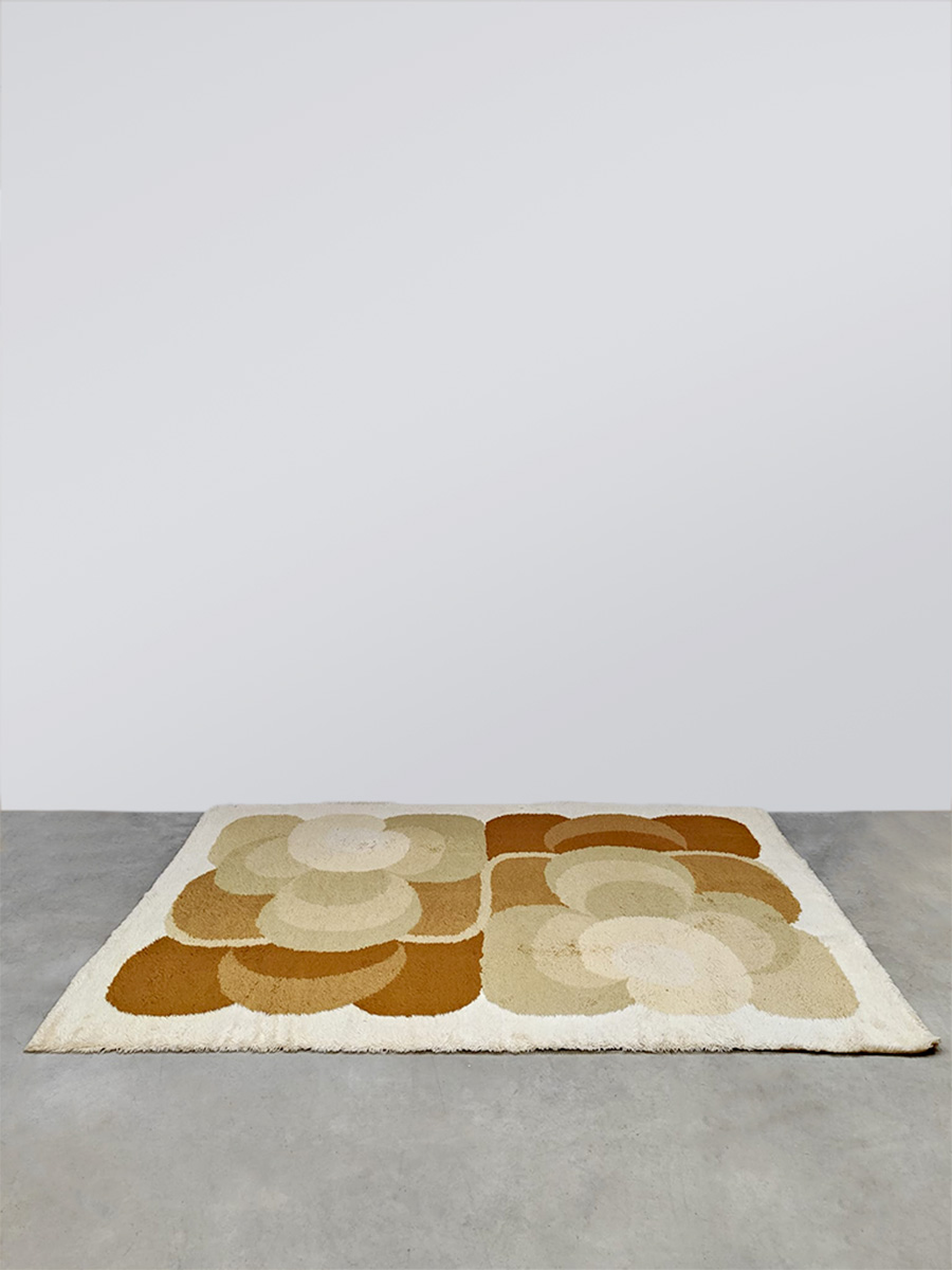 Vintage design tapestry rug vloerkleed tapijt Desso 1970 'Geometric'