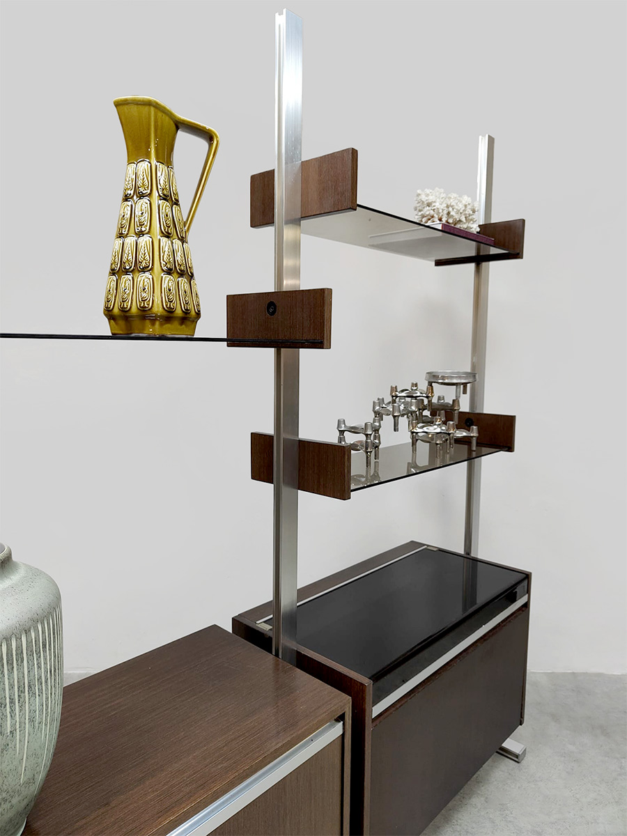 Vintage modular bookcase cabinet modulaire kast Michel Ducaroy Ligne Roset 1970 Vintage modular bookcase cabinet modulaire kast Michel Ducaroy Ligne Roset 1970