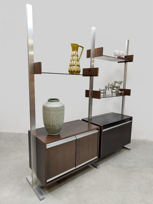 Vintage interior design modular bookcase cabinet modulaire kast Michel Ducaroy Ligne Roset 1970