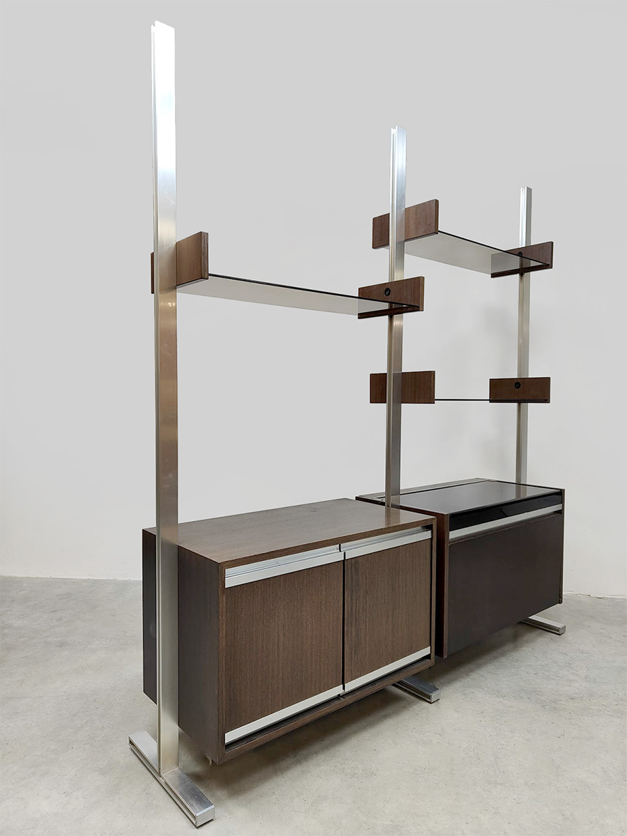 French midcentury furniture modular bookcase cabinet modulaire kast Michel Ducaroy Ligne Roset 1970 French midcentury furniture modular bookcase cabinet modulaire kast Michel Ducaroy Ligne Roset 1970