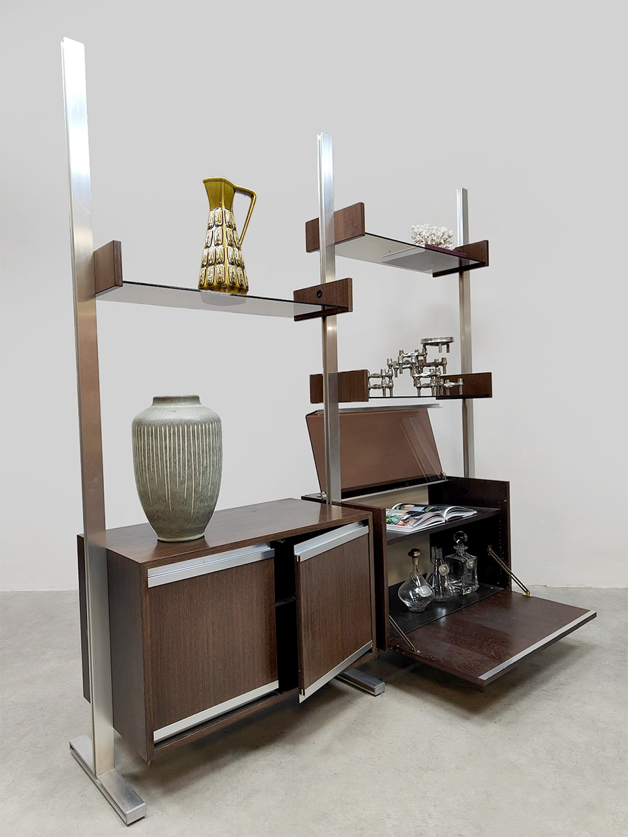 Vintage modular bookcase cabinet modulaire kast Michel Ducaroy Ligne Roset 1970 Vintage modular bookcase cabinet modulaire kast Michel Ducaroy Ligne Roset 1970