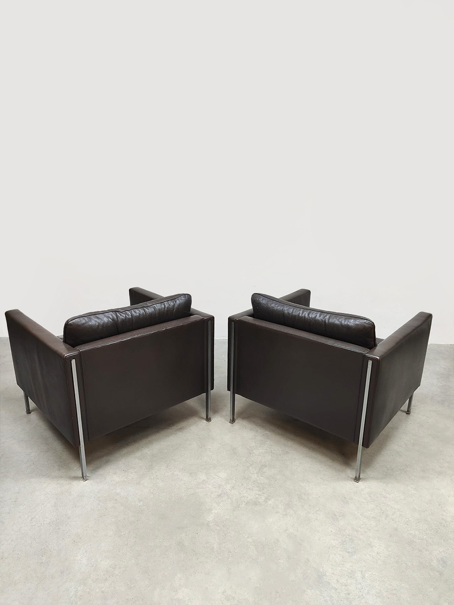 Midcentury interior design Dutch design 442 lounge chairs fauteuils Pierre Paulin Artifort