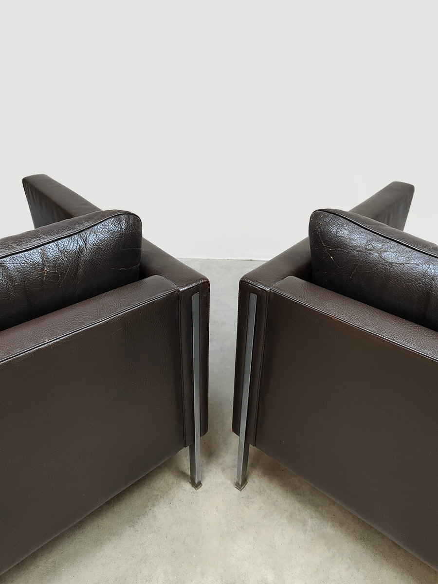 Vintage Dutch design 442 lounge chairs fauteuils Pierre Paulin Artifort 1962