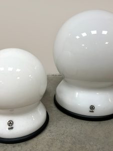 Vintage Scafandro table lamps Sergio Asti for Candle 1970s