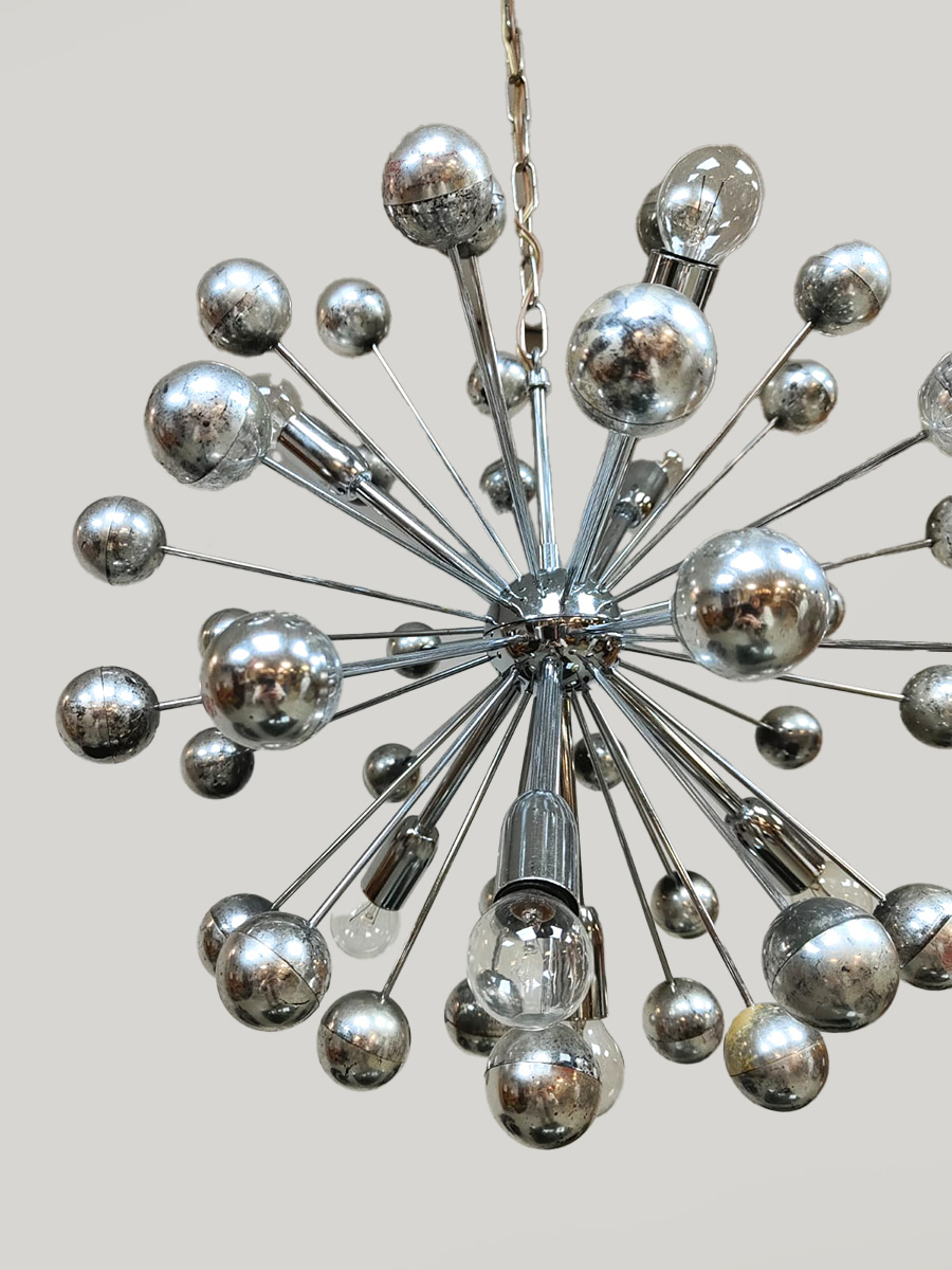 Vintage design chandelier Sputnik Cosack Leuchten ‘Space Age’