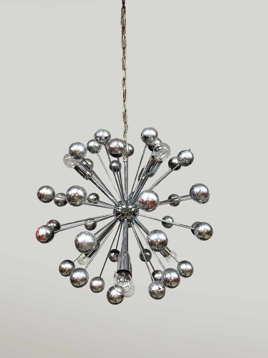Vintage design chandelier Sputnik Cosack Leuchten ‘Space Age’