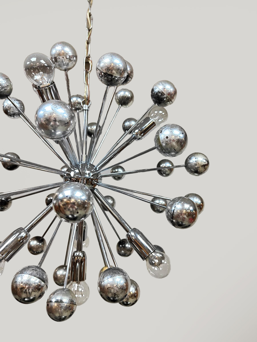 Vintage design chandelier Sputnik Cosack Leuchten ‘Space Age’