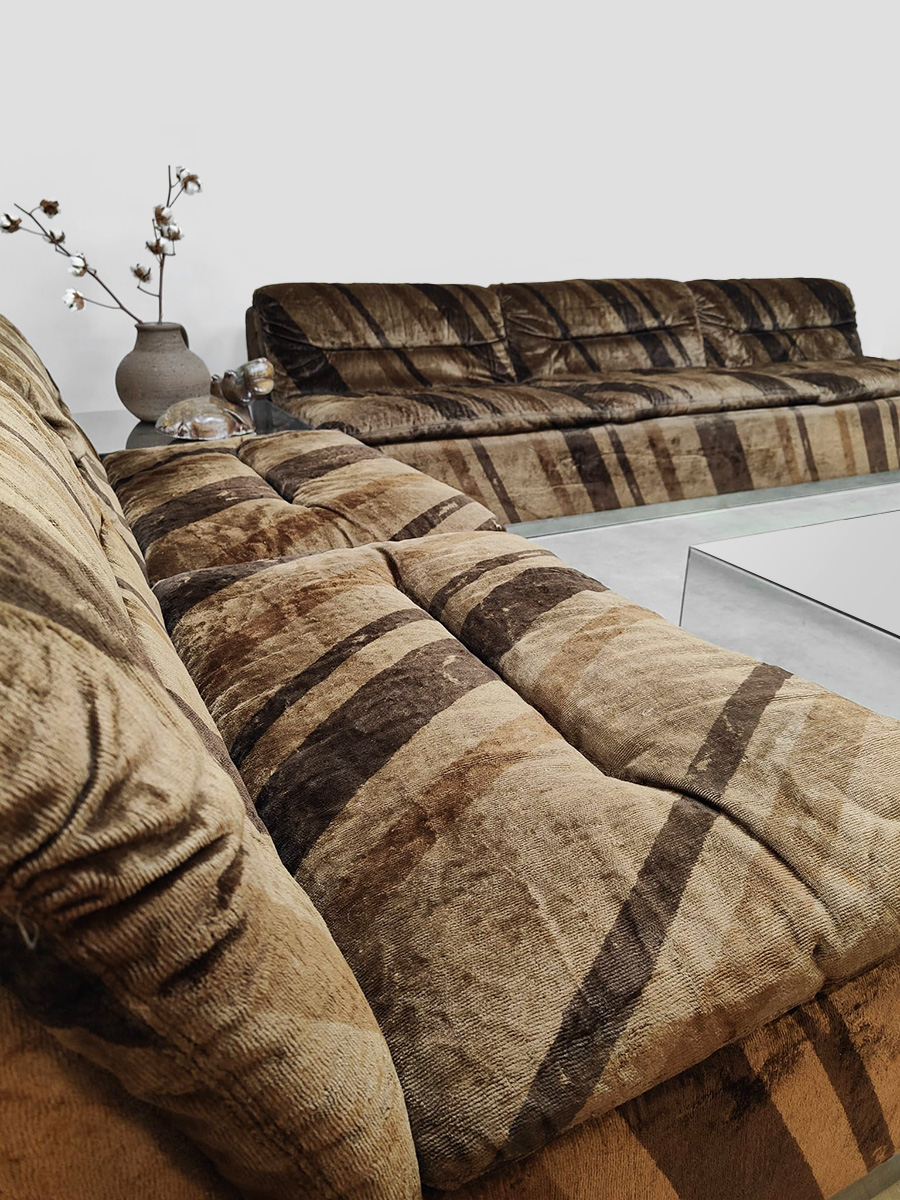 Midcentury interior design vintage P10 Proposals modular sofa modulaire bank Giovanni Offredi Saporiti 1970 Midcentury interior design vintage P10 Proposals modular sofa modulaire bank Giovanni Offredi Saporiti 1970