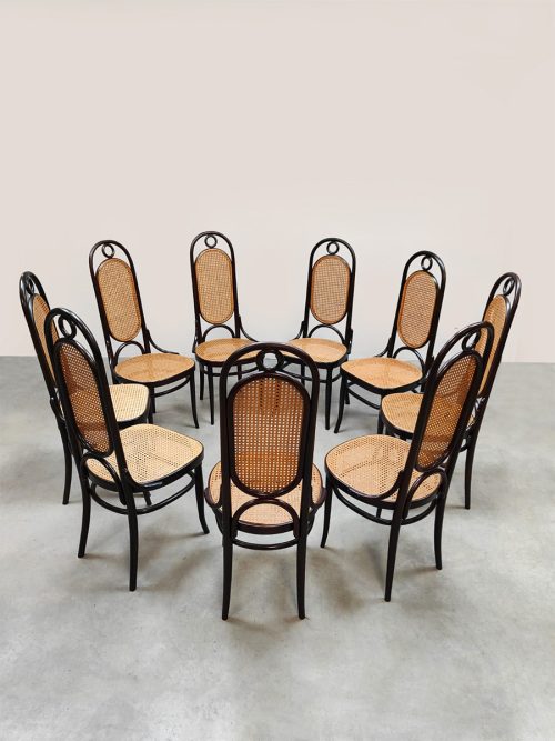 Vintage design dining chairs Thonet 1970's