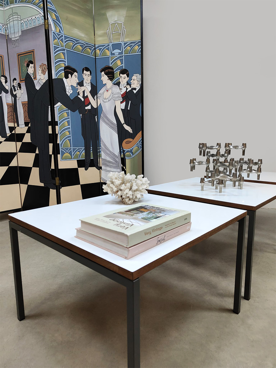 Vintage coffee tables side tables salontafels bijzettafels 1960 Spectrum style