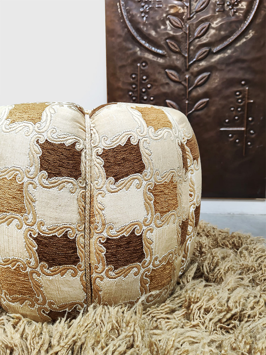 Vintage design footstool ottoman poef Jindrich Halabala UP Závody 1930