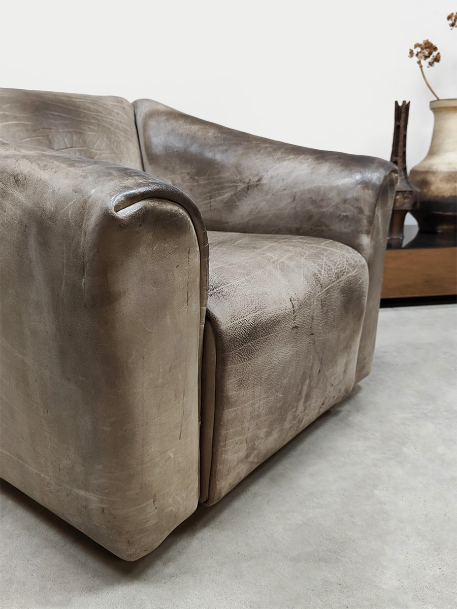 Vintage leather DS47 armchair & ottoman leren lounge fauteuil & hocker De Sede 1970 Vintage leather DS47 armchair & ottoman leren lounge fauteuil & hocker De Sede 1970