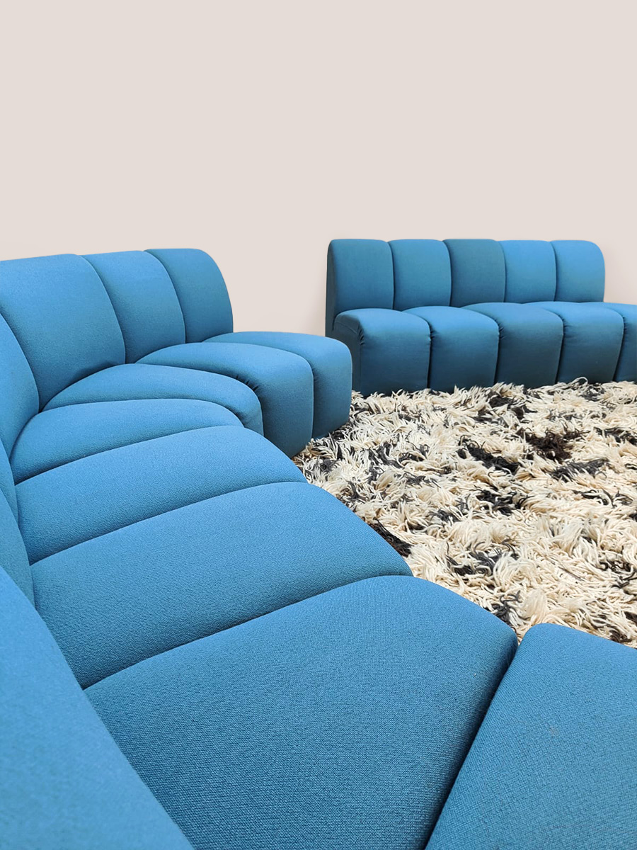 Vintage interior design modular Mississippi sofa modulaire bank Pierre Paulin Artifort Vintage interior design modular Mississippi sofa modulaire bank Pierre Paulin Artifort