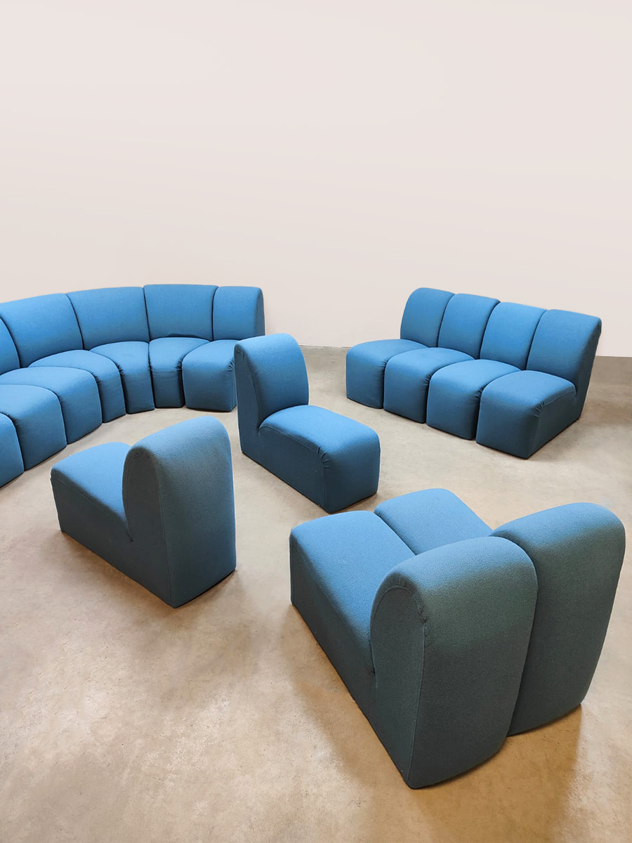 Midcentury furniture design modular Mississippi sofa modulaire bank Pierre Paulin Artifort Midcentury furniture design modular Mississippi sofa modulaire bank Pierre Paulin Artifort