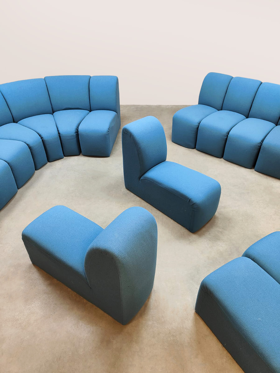 Dutch vintage design modular Mississippi sofa modulaire bank Pierre Paulin Artifort Dutch vintage design modular Mississippi sofa modulaire bank Pierre Paulin Artifort