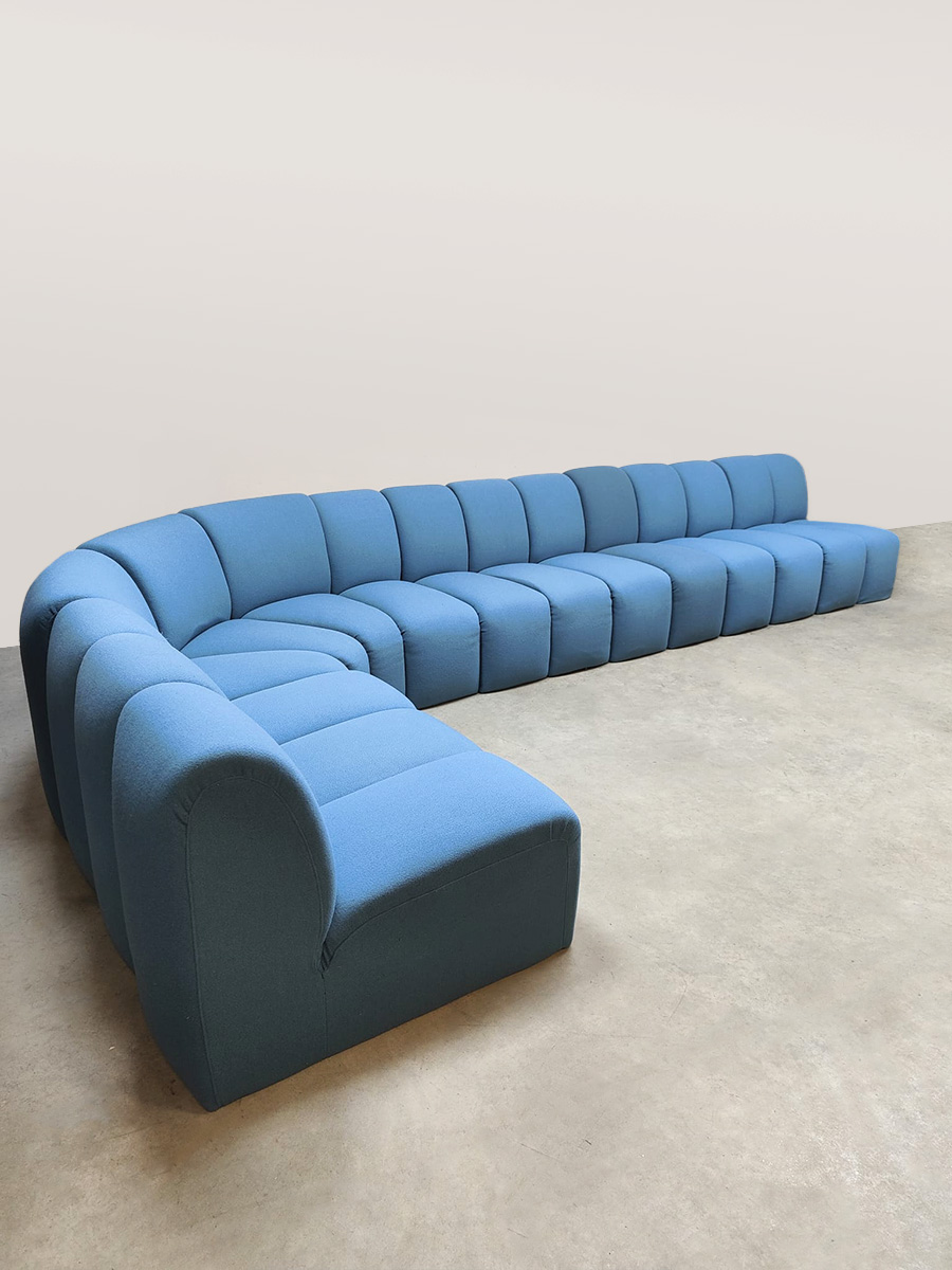Rare Dutch vintage design modular 'Mississippi' sofa modulaire bank Pierre Paulin Artifort
