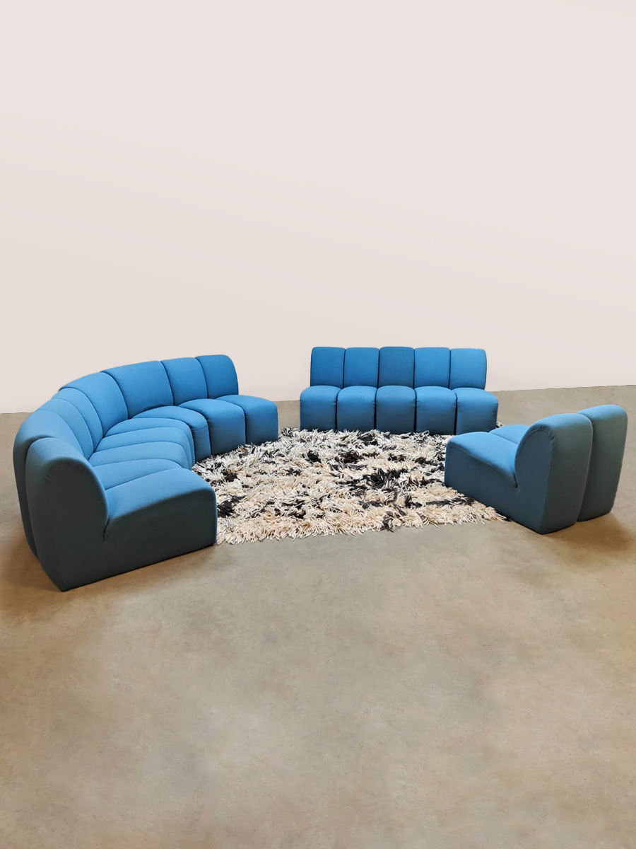 Midcentury furniture design modular Mississippi sofa modulaire bank Pierre Paulin Artifort Midcentury furniture design modular Mississippi sofa modulaire bank Pierre Paulin Artifort