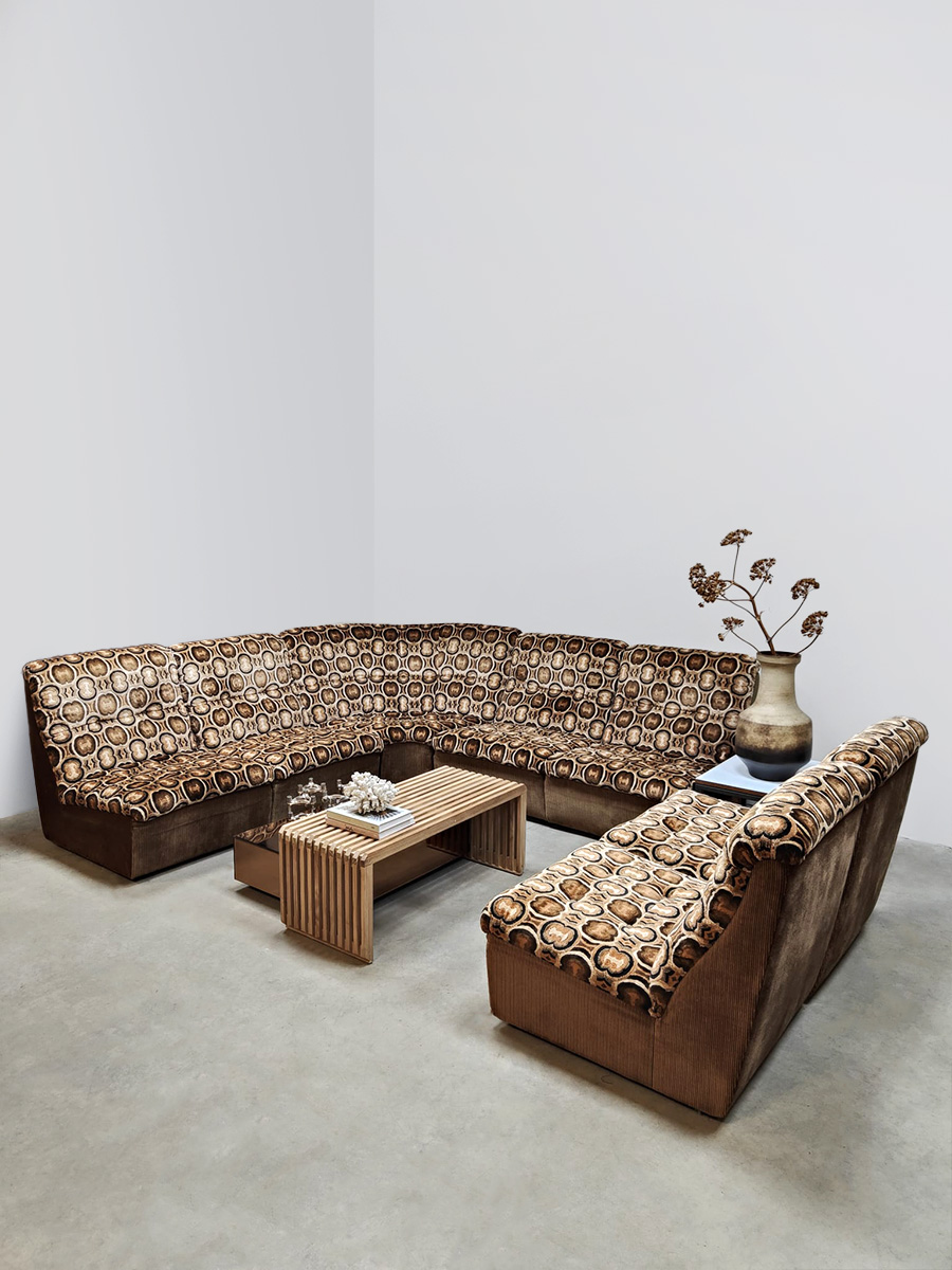 Vintage design modular lounge sofa ‘Patterns'
