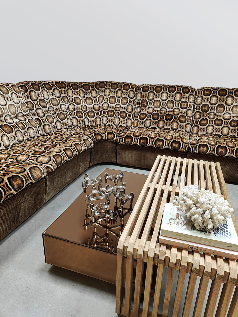 Vintage design modular lounge sofa ‘Patterns'