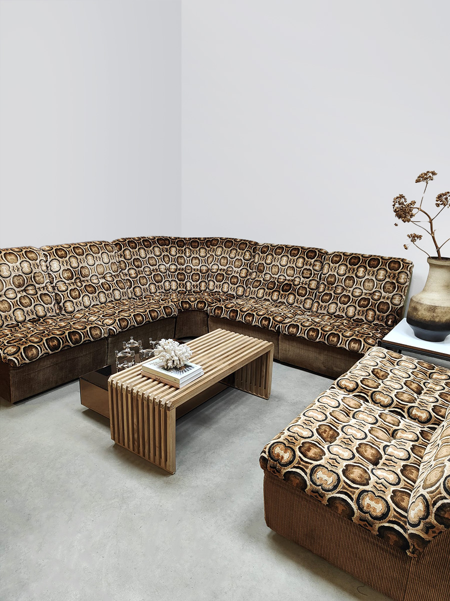 Vintage design modular lounge sofa ‘Patterns'
