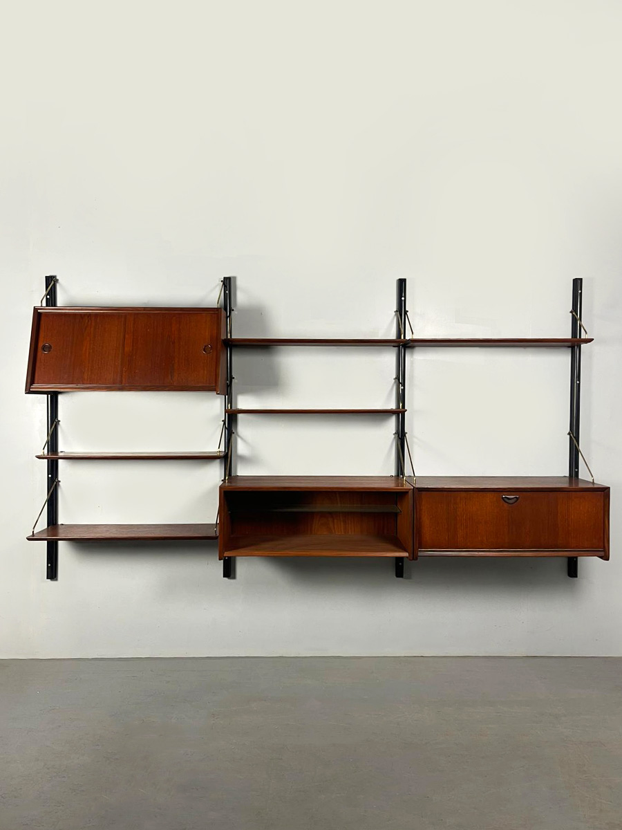 Vintage design modular wall unit modulair wandsysteem Louis van Teeffelen Webe 1960 Vintage design modular wall unit modulair wandsysteem Louis van Teeffelen Webe 1960
