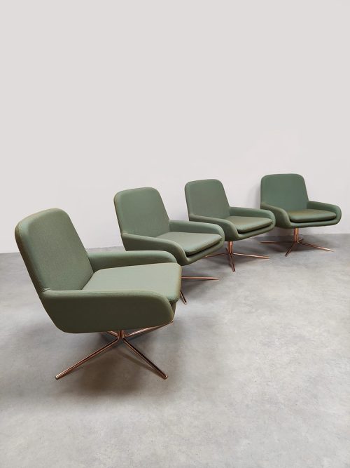 Interior design Coco swivel lounge chairs draaifauteuils Busk & Hertzog