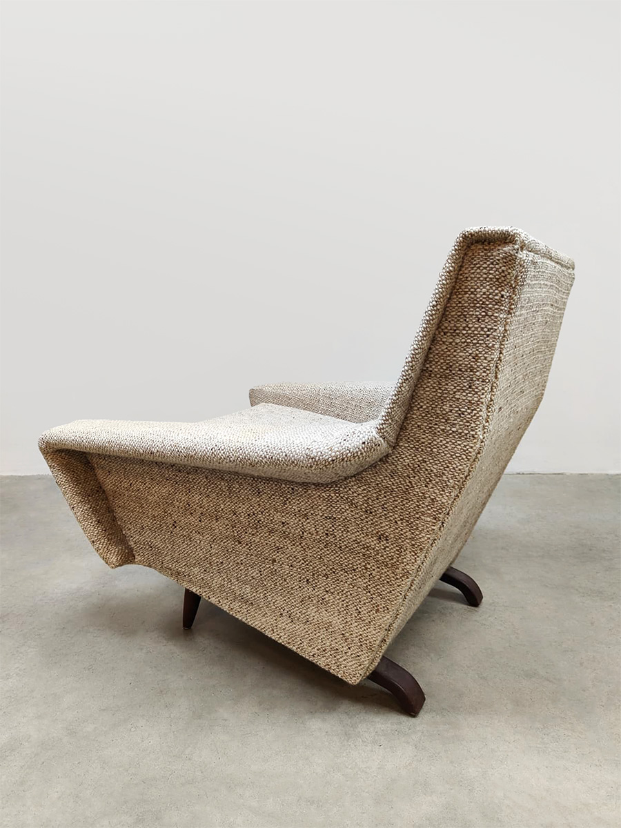 Vintage Danish armchair Deense lounge fauteuil 1970 ‘Asymmetrical’