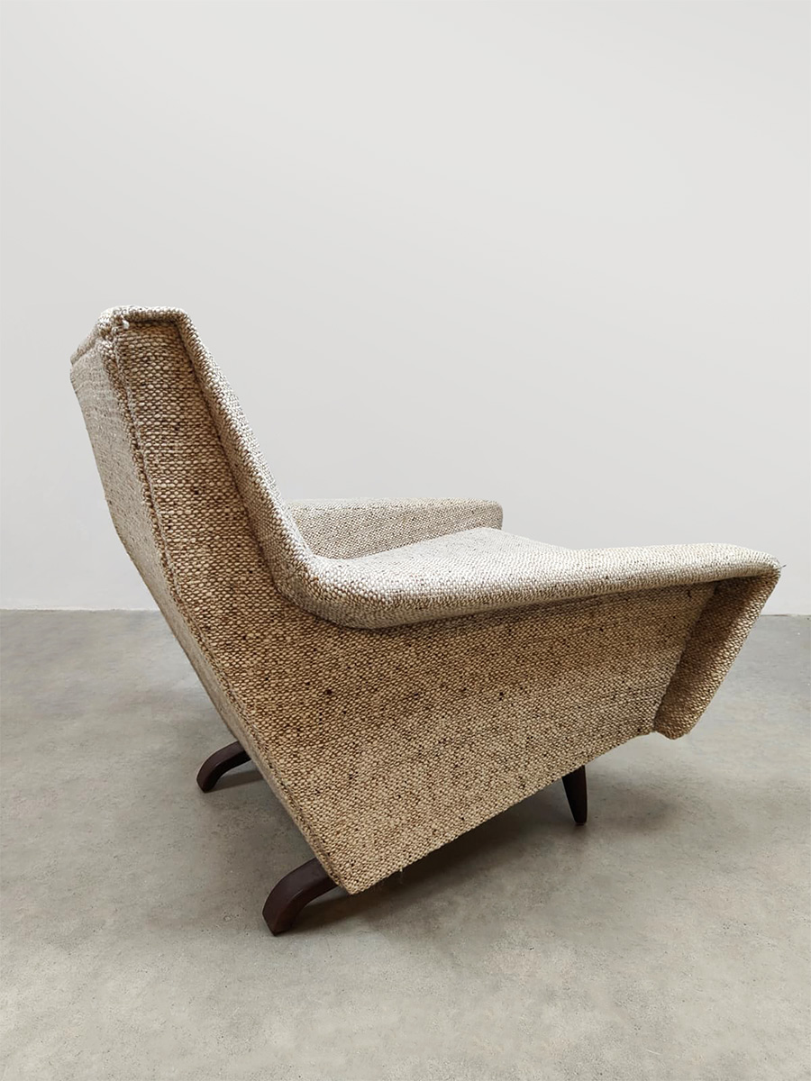 Vintage Danish armchair Deense lounge fauteuil 1970 ‘Asymmetrical’