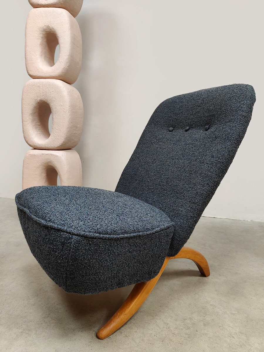 Vintage Dutch design Congo chair fauteuil Theo Ruth Artifort Vintage Dutch design Congo chair fauteuil Theo Ruth Artifort