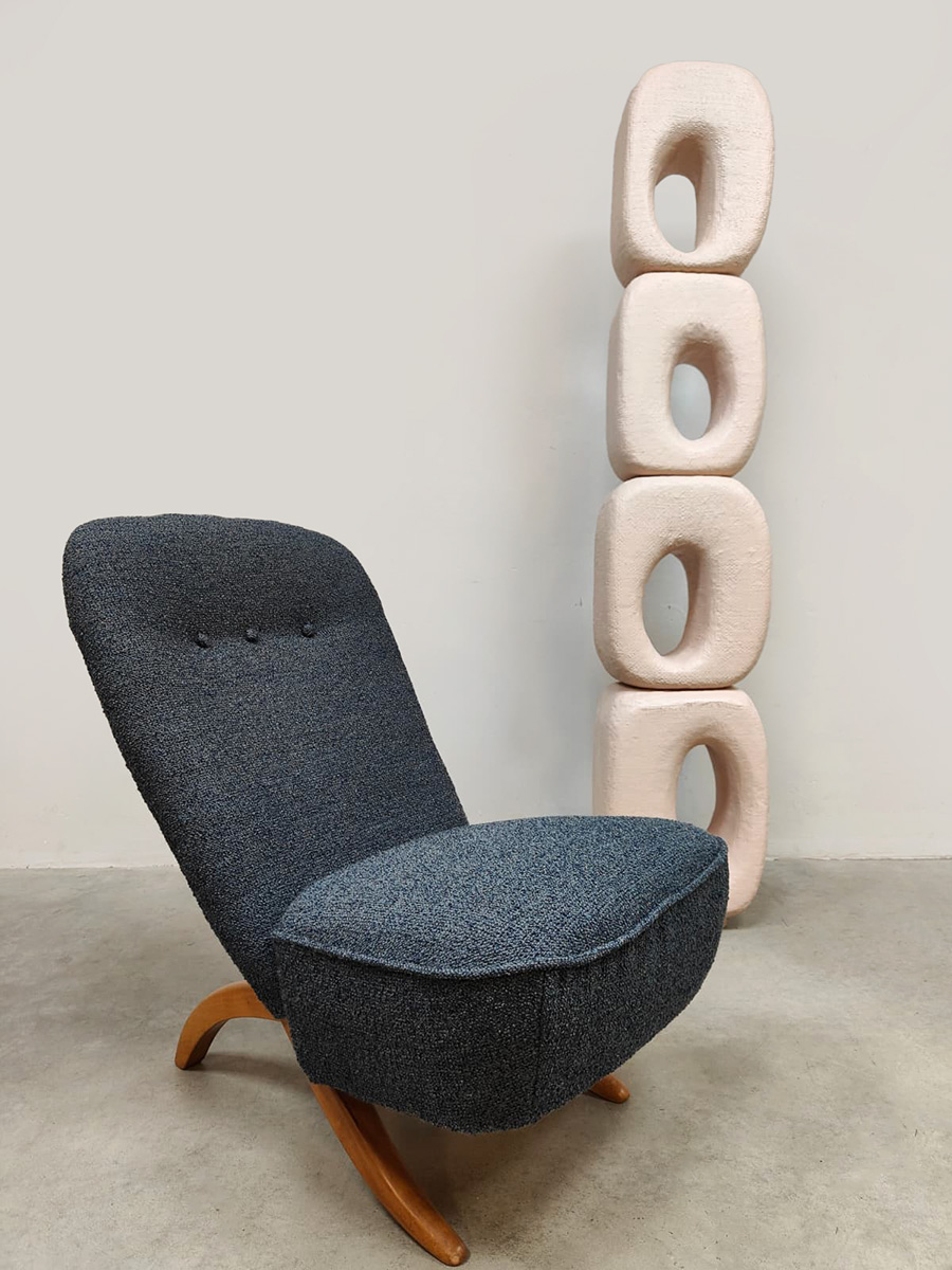 Vintage Dutch design Congo chair fauteuil Theo Ruth Artifort Vintage Dutch design Congo chair fauteuil Theo Ruth Artifort