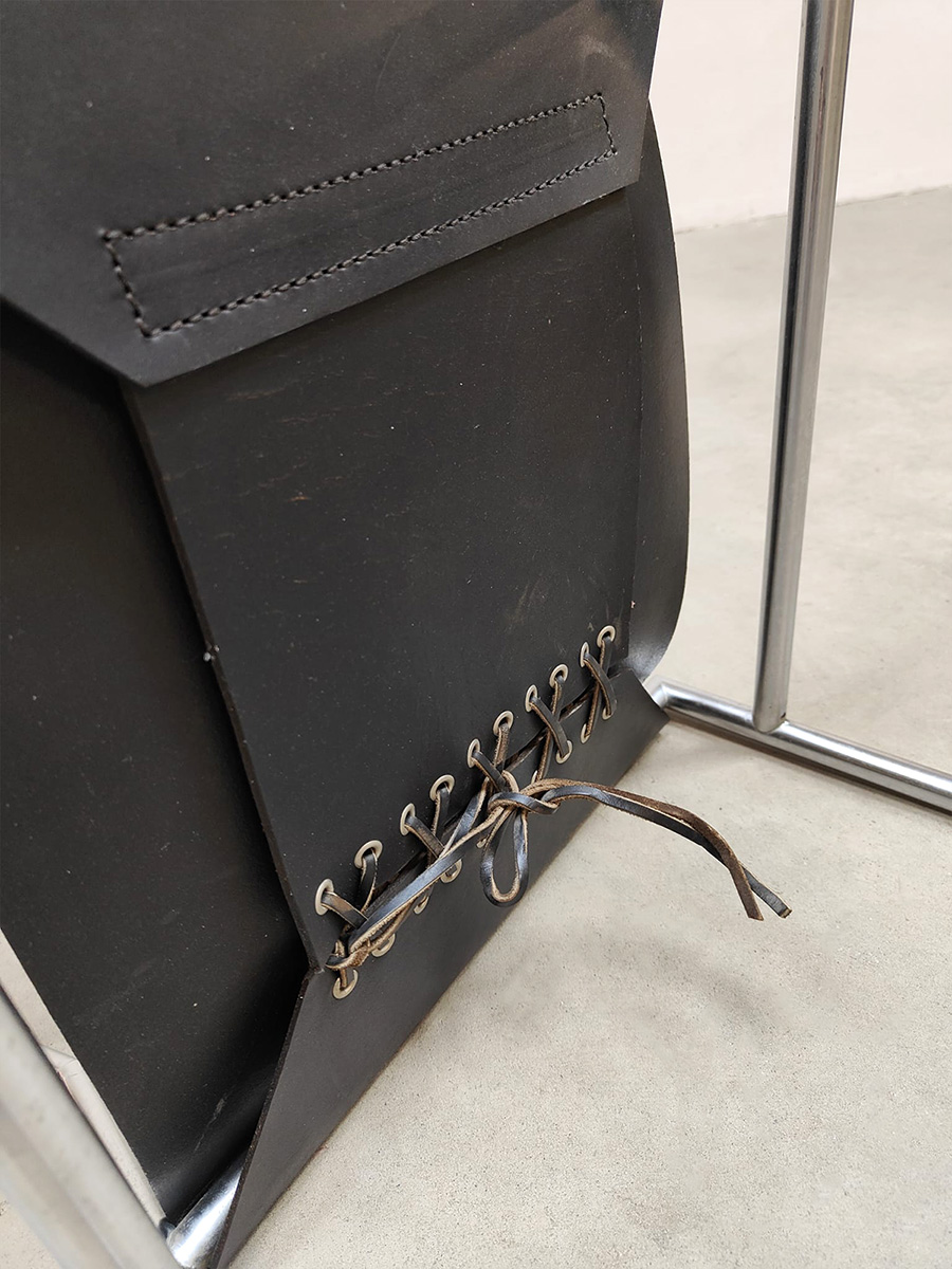 Vintage furniture design SE06 leather dining chairs leren eetkamerstoelen Spectrum Martin Visser