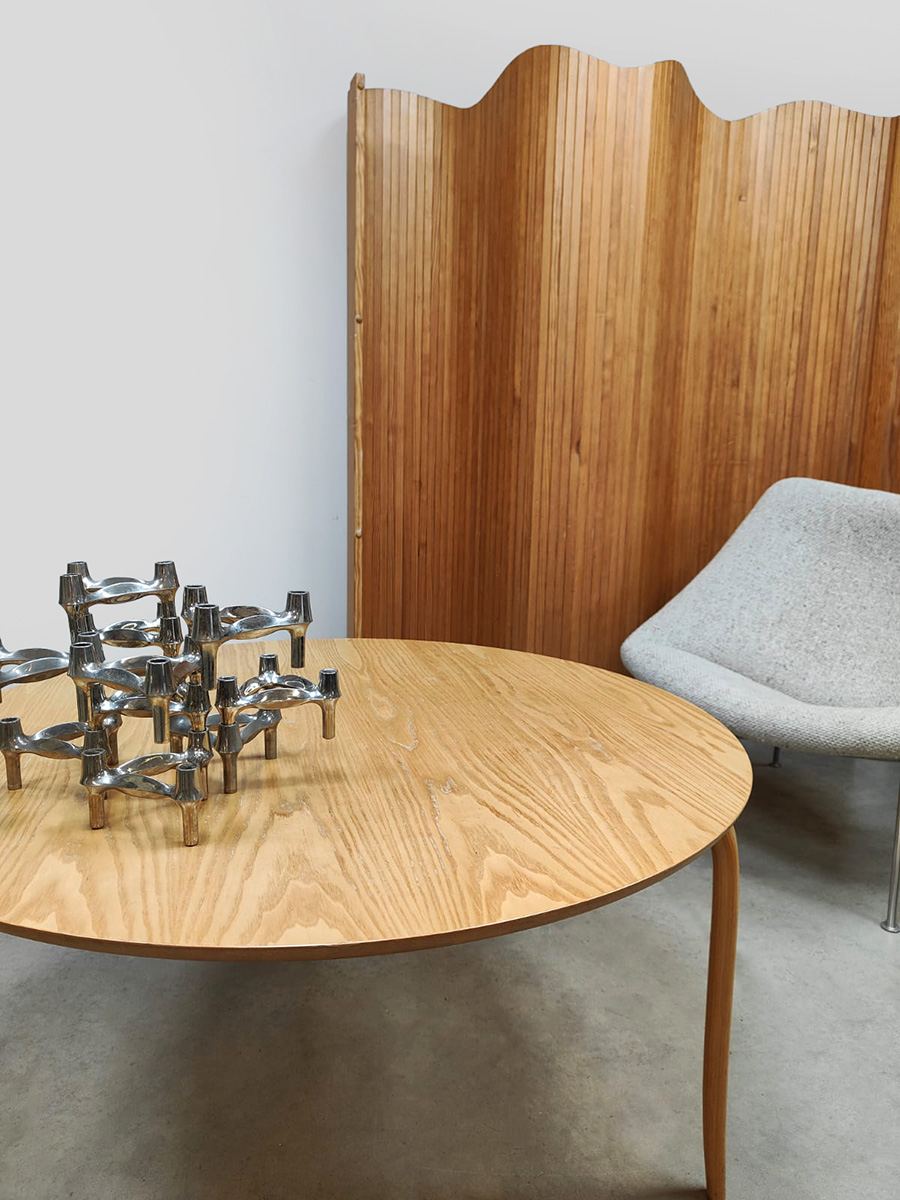 Midcentury interior Swedish design Annika coffee table salontafel Bruno Mathsson