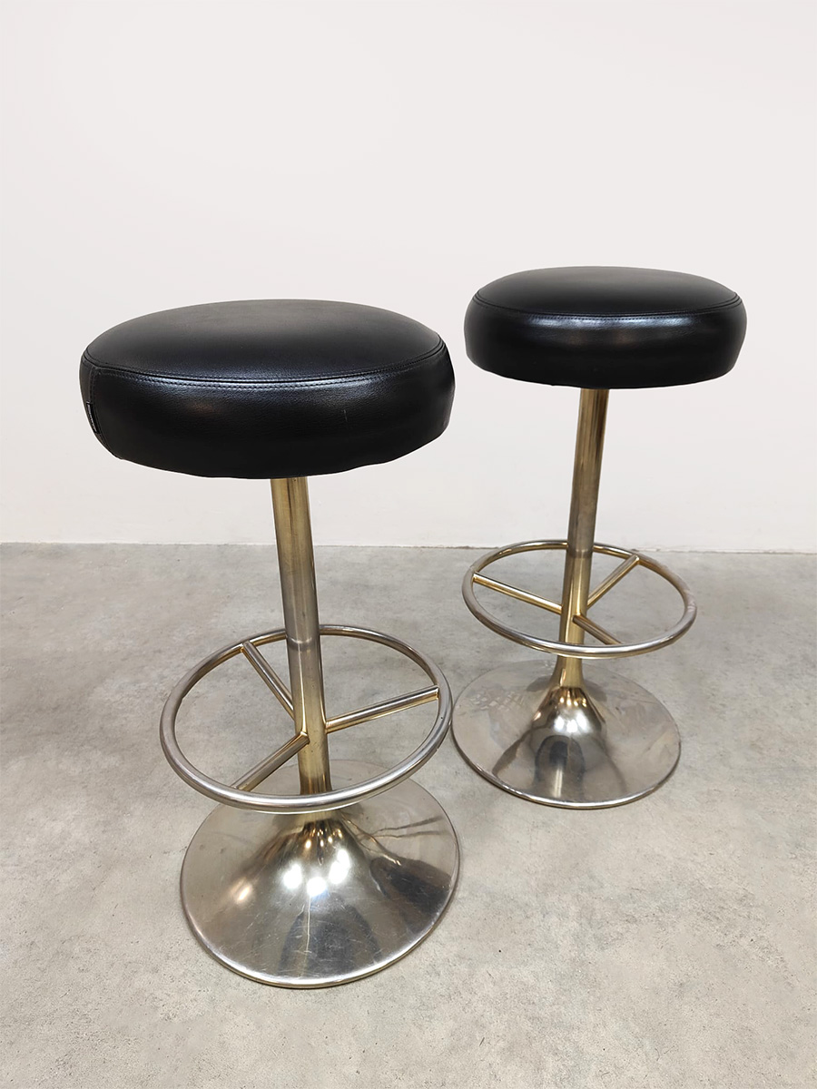 Vintage Swedish design bar stool stools barkrukken Borje Johanson 'Without backrest'