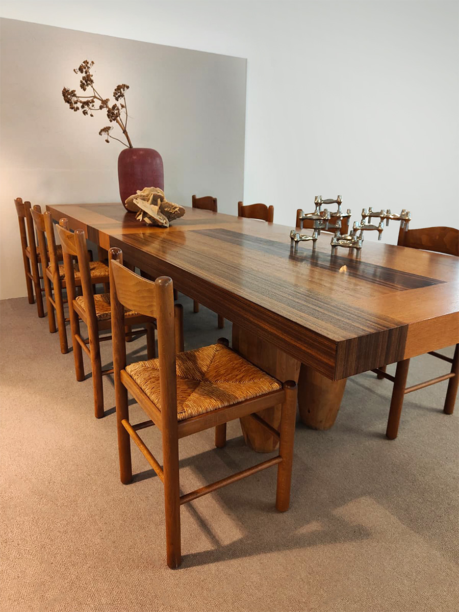 Dutch design XL Bagutta dining table eetkamertafel Henk Vos Linteloo