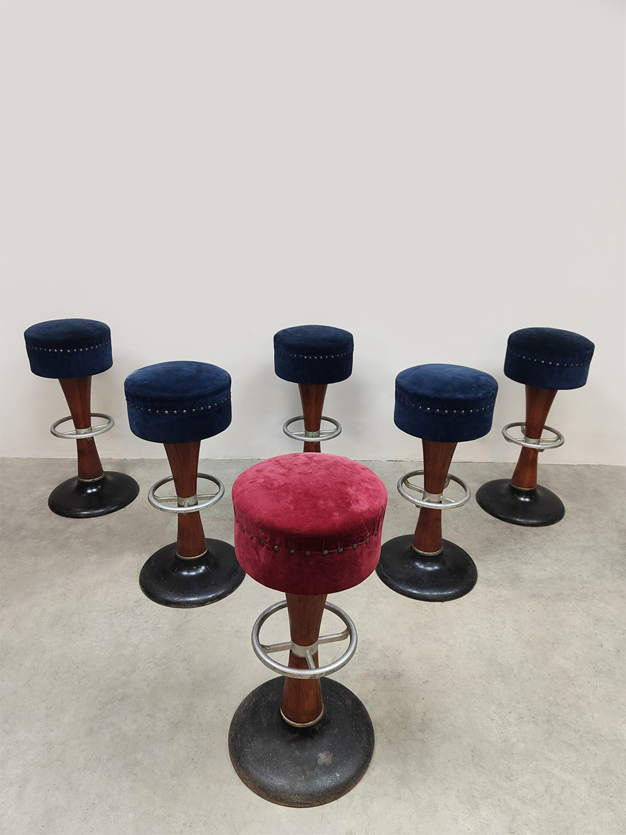 French design furniture café bar stools barkrukken Art deco style